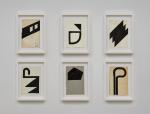 Benjamin Edmiston; Untitled, 2020; ink on found paper; 12 3/4 x 9 1/4 inches each